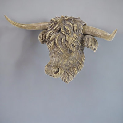 21"W Highland Cow Wall Plaque
