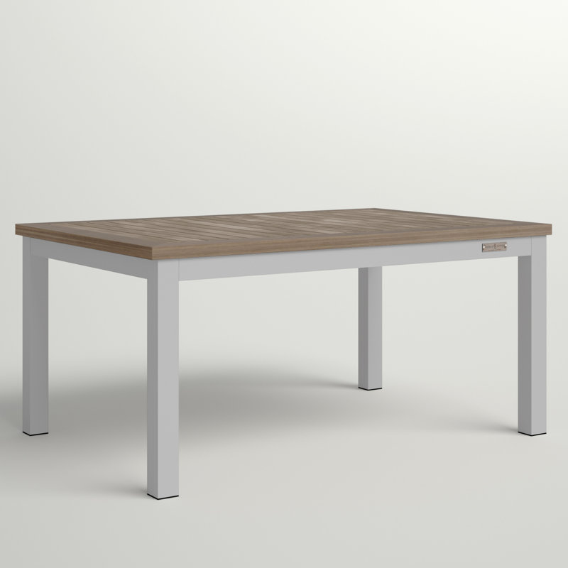 Table basse d'extérieur Travira, Bois de teck rétro