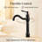 Single-Handle Single Hole Swivel Spout Bathroom Vessel Sink Faucet With Pop-Up Drain Assembly-115707341