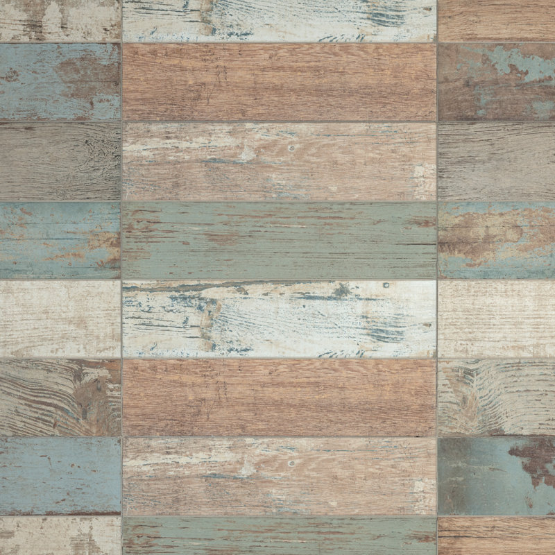 Kings 18" x 18" Ceramic Wood Look Wall & Floor Tile