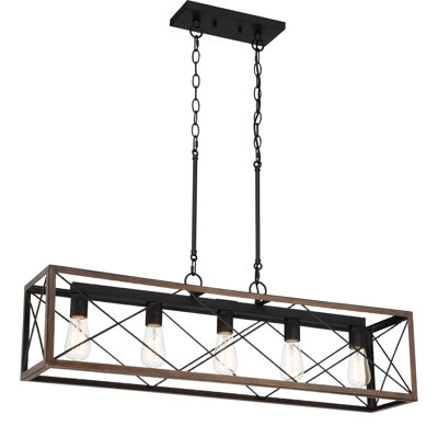 Evys Dimmable Kitchen Island Linear Chandelier