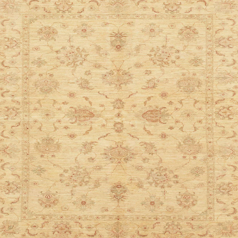 Wool Abstract Indoor Rug, Square 8'