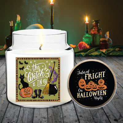 Bougie 14 oz avec couvercle en bois Expressions IV