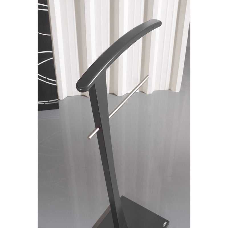 Rivero Freestanding Valet Stand, Black