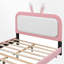 Lit plateforme en tissu d'ameublement-341418081