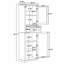 Armoire de rangement sur pied Denai-90755649