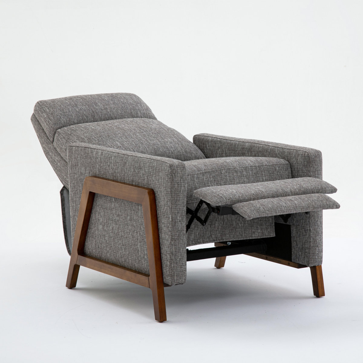 Bosse 34" Manual Recliner, Ashen Grey