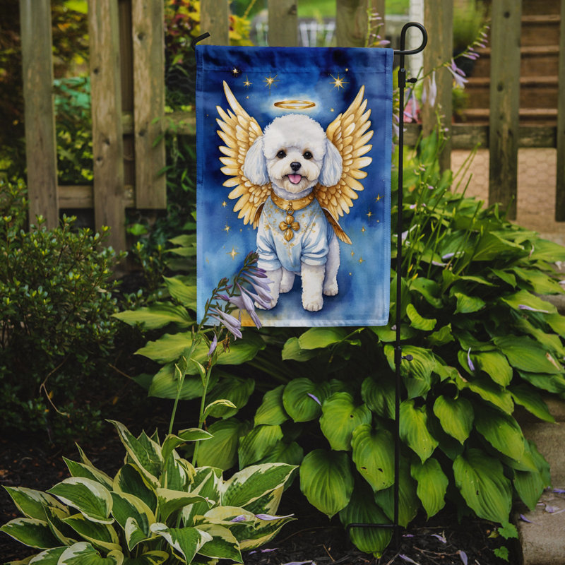 Drapeau de jardin Bichon Frise mon ange