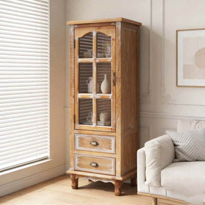 Rustic Wooden Storage Cabinet