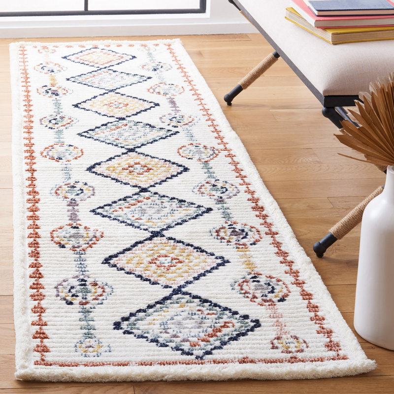 Alvieri Performance Geometric Rug, Runner 2'2" x 8'