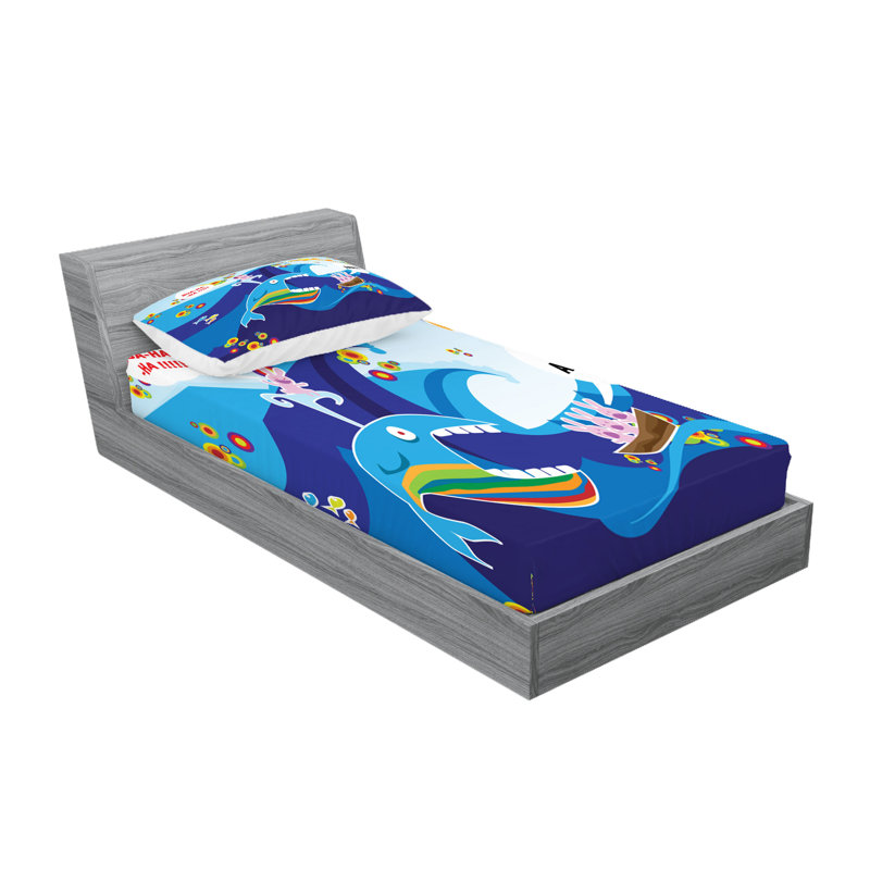 Microfiber Sheet Set, Twin XL Sheet Set with 1 Pillowcase