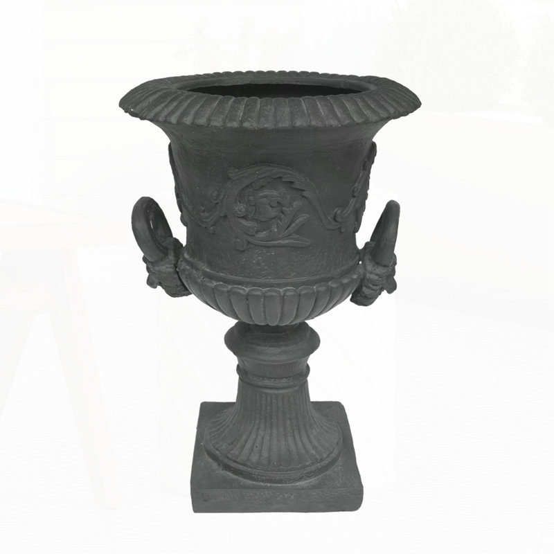 MGO GARDEN URN PLANTER, Antique Gray