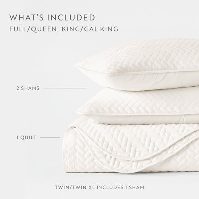 Antora Microfiber Modern & Contemporary Coverlet / Bedspread Quilt Set