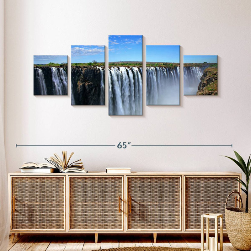 Victoria Falls, 24" H x 55" W