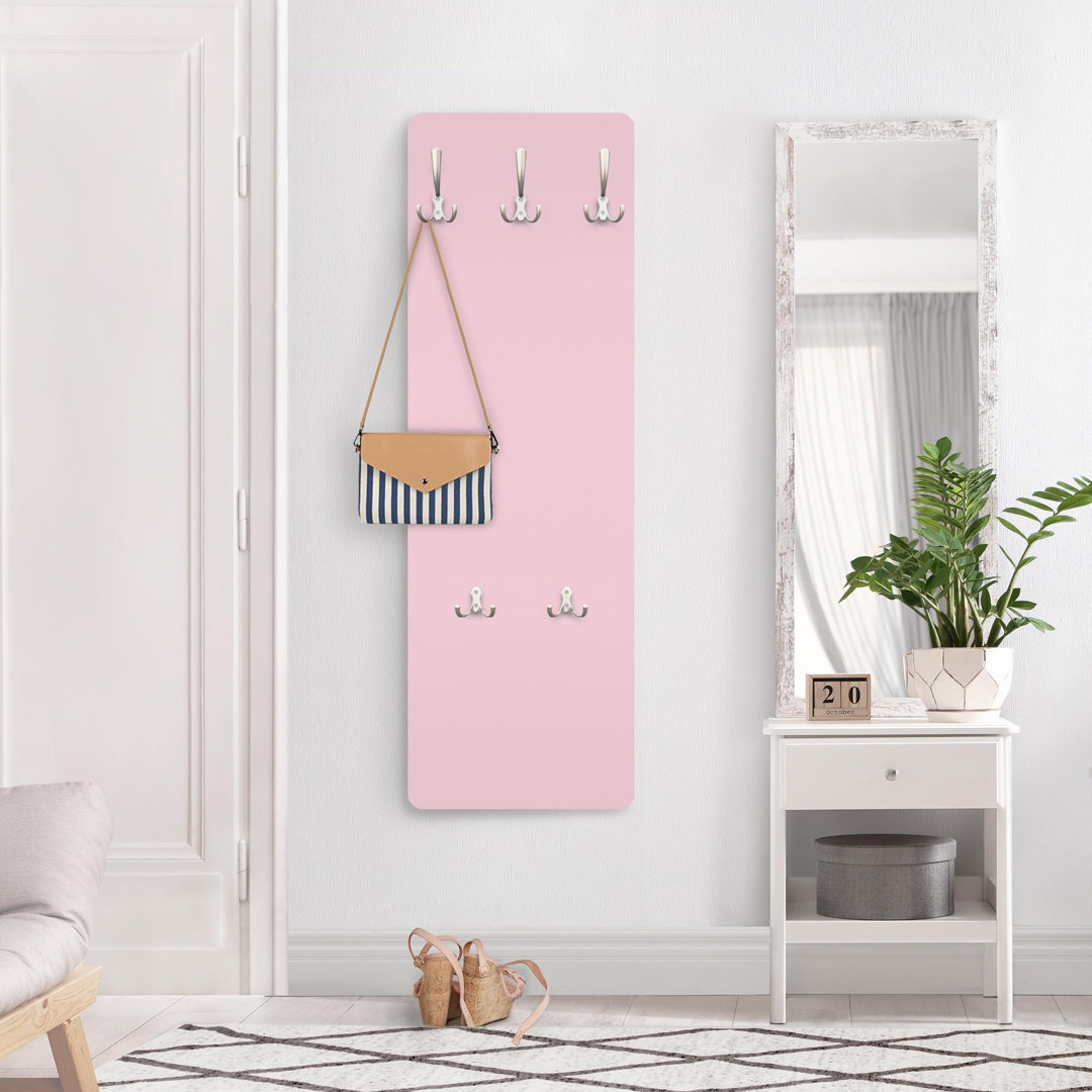 Rosé Wall Mounted Coat Rack