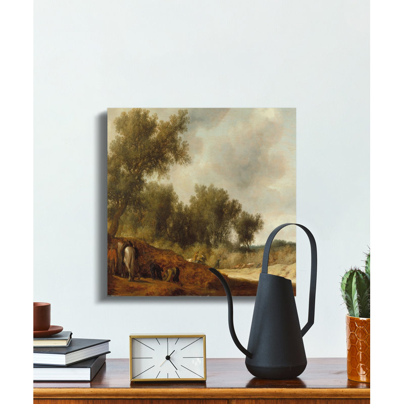 Isbell 1 Piece Wrapped Canvas Wall Art Set, 6x6