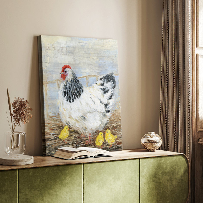 Poulet de ferme - galerie Cavas sur mesure, H 18 po x l 12 po