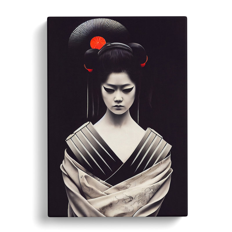 XC1022-1685X Contemporary Geisha No.1 - Wrapped Canvas Print, 50cm H x 35cm W x 3cm D