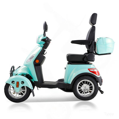 Mobility Scooters For Seniors  500Lbs Capacity  800W All Terrain Electric Powered Mobility Cart   Heavy Duty Mobility Scooter