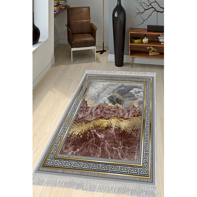 Luxury Hall Carpet - 100% Velvet Fabric, 3.3 x 9.8 ft | 100% Cotton Sole, Pile Height: 0.4 in, Total Height: 0.5 in | Antibacterial, Non-Slip, Machine Washable, 3D Digital Printing | Elegant Design for Home Décor