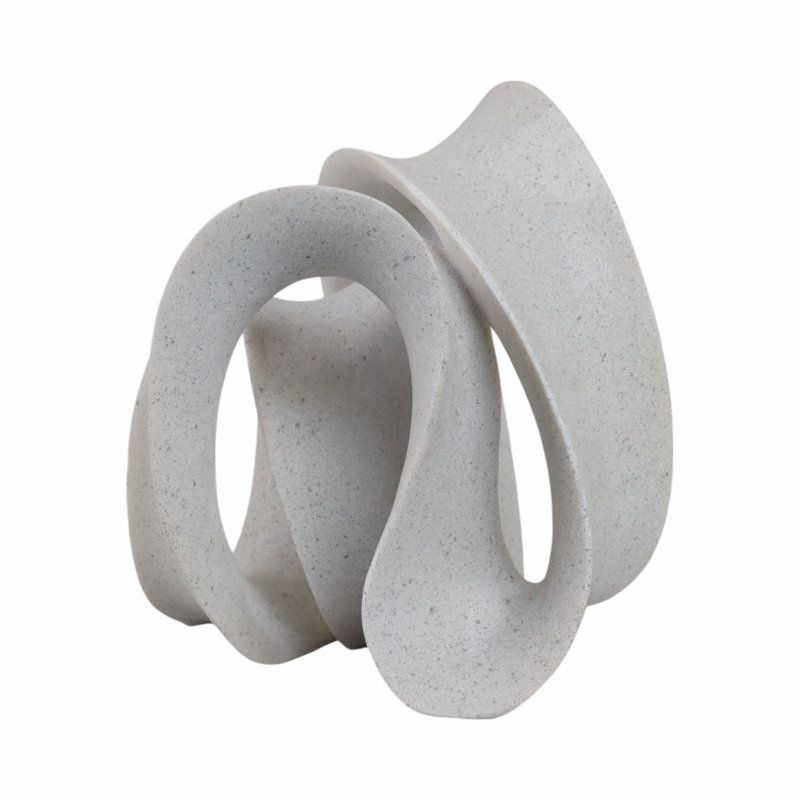 Sagebrook Home 13" Menen Large Loop Statuary, Gray