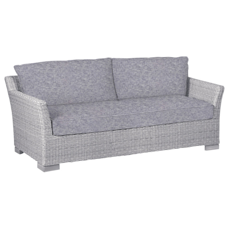 Club Woven Sofa - Black Walnut, Black Walnut, Welt, Herringbone Sand