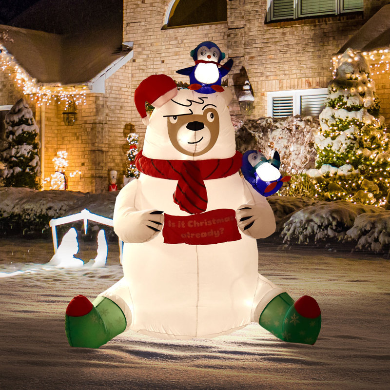 Nifti Merry Bear avec pingouin gonflable