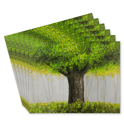 Big Green Tree Polyester Boltwood Set of 6 - Home Decor