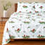 Murgo 100% Cotton Flannel Floral Sheet Set-1396521825