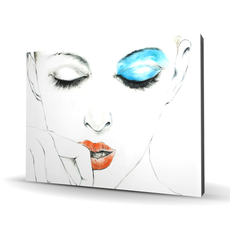 Pure style - femme romantique, art sur toile pour la décoration intérieure