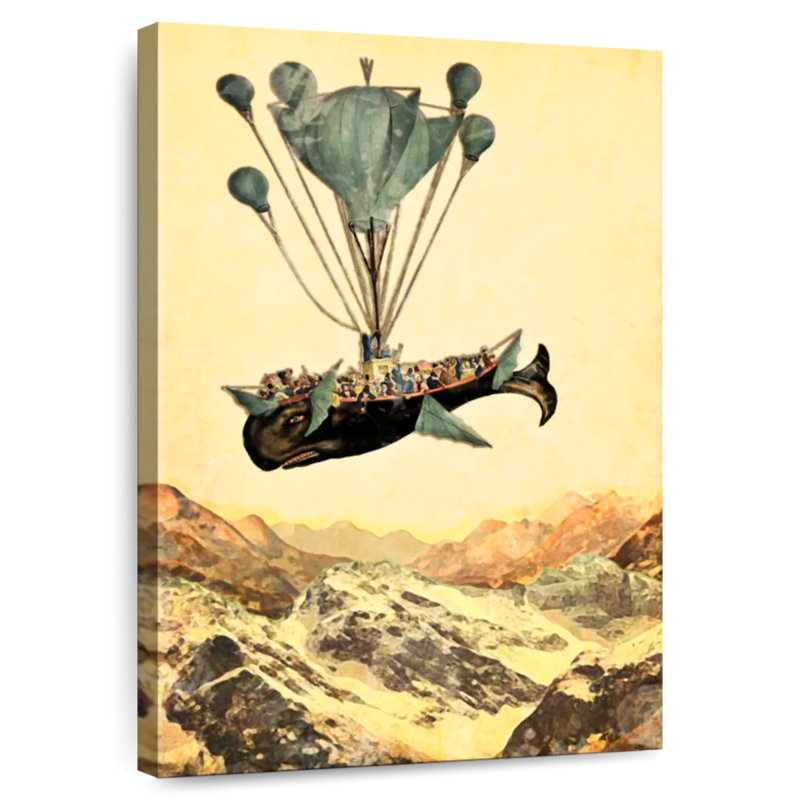 Kelan Flying Whale, 51" H x 34" W