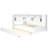 Twin Size Wood Daybed With Storage Shelves, Usb And Trundle, White