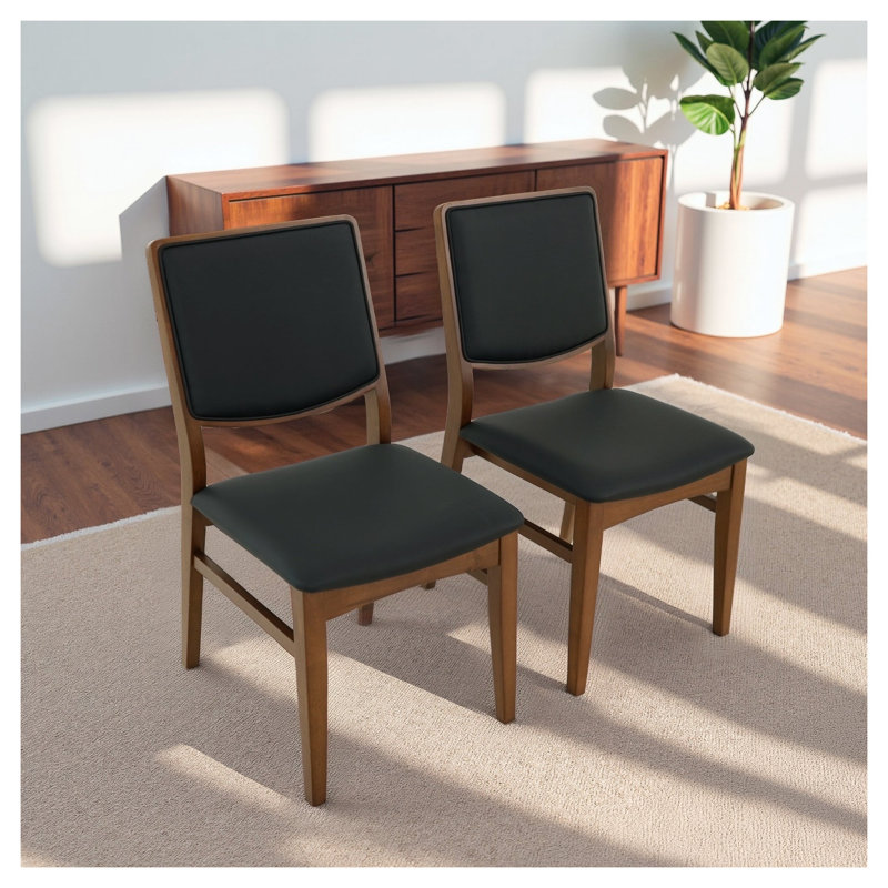 Ensemble de 2 chaises de salle à manger Cary Mid-Century Modern