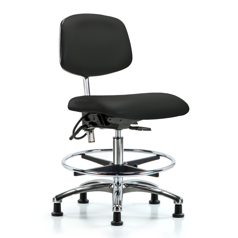 Fauteuil ergonomique Blue Ridge, Noir, Patins, Non inclus