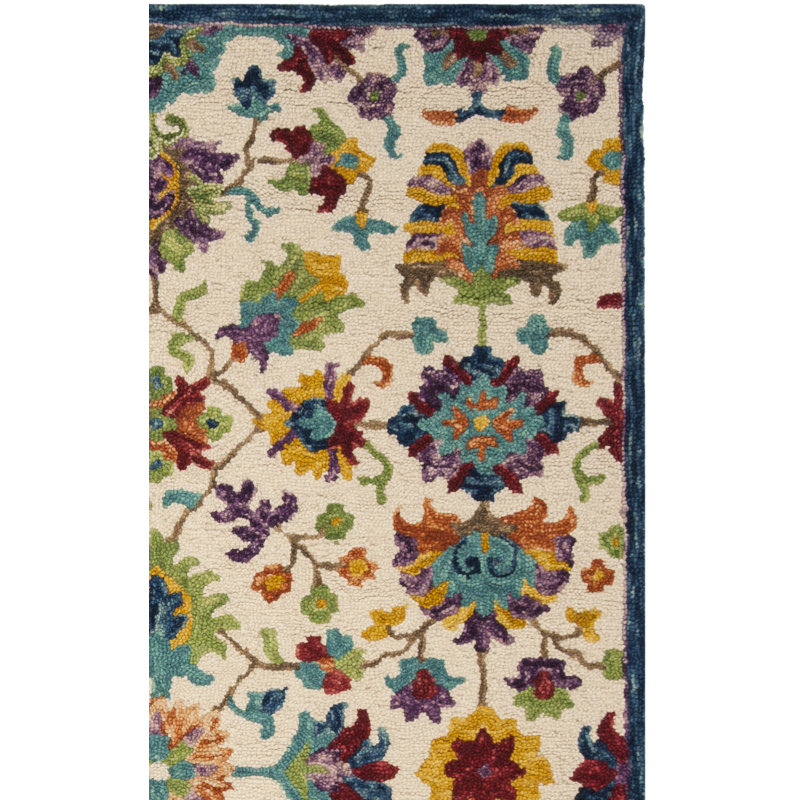 Physter Hand Tufted Wool Oriental Rug, Runner 2'3" x 8'