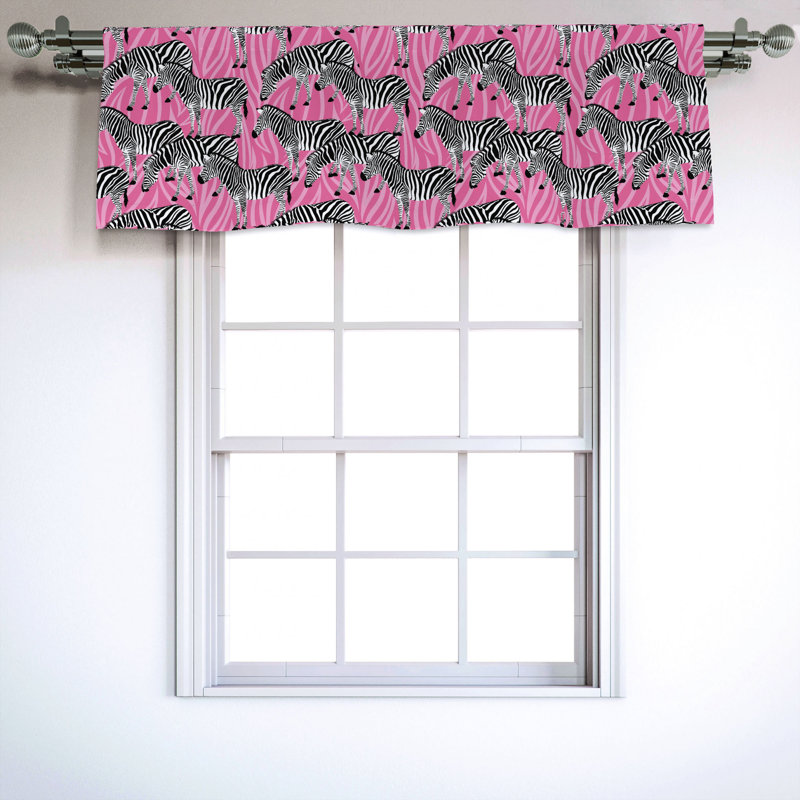 Sateen Ruffled Window Valance