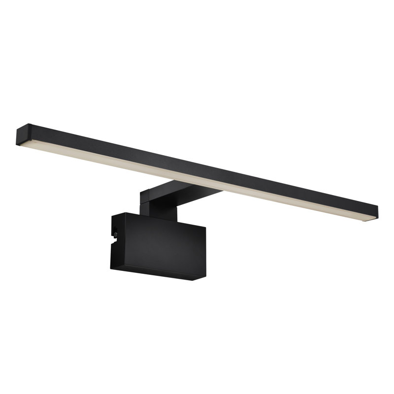 Steel Flush Mounted Sconce, Black