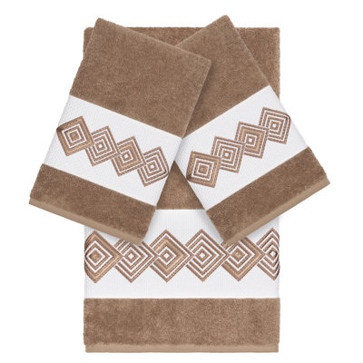 Noah 3 Piece Turkish Cotton Towel Set