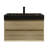 Golitz 35.5 " W Wall Mounted Wall Mounted 1 Single Vanity Bathroom Vanity With Stainless Steel Top-472983796