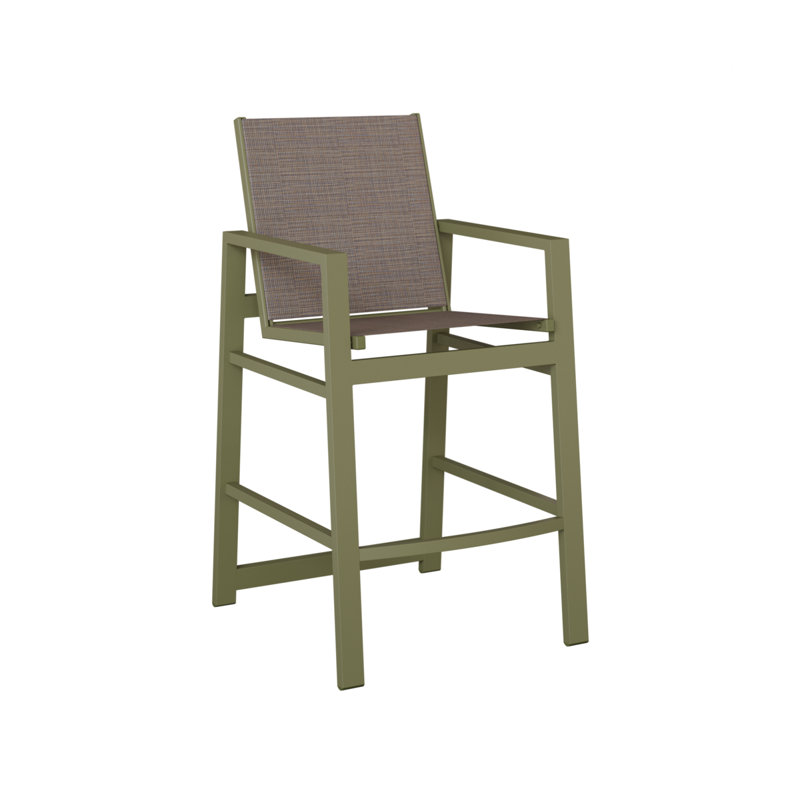 Chaise berçante Berlin Gardens Vida, Bleu cadet Shelby, Vert sauge