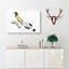 Rufons Magpie by John Edward Gray - Wrapped Canvas Painting-55323397
