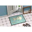 « fish welcome 36 po x 24 po » tapis de porte extérieur antidérapant-38381396