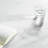 55.12" White+Nut-brown Rectangular Stone+Solid Wood Butterfly Leaf  Dining Table