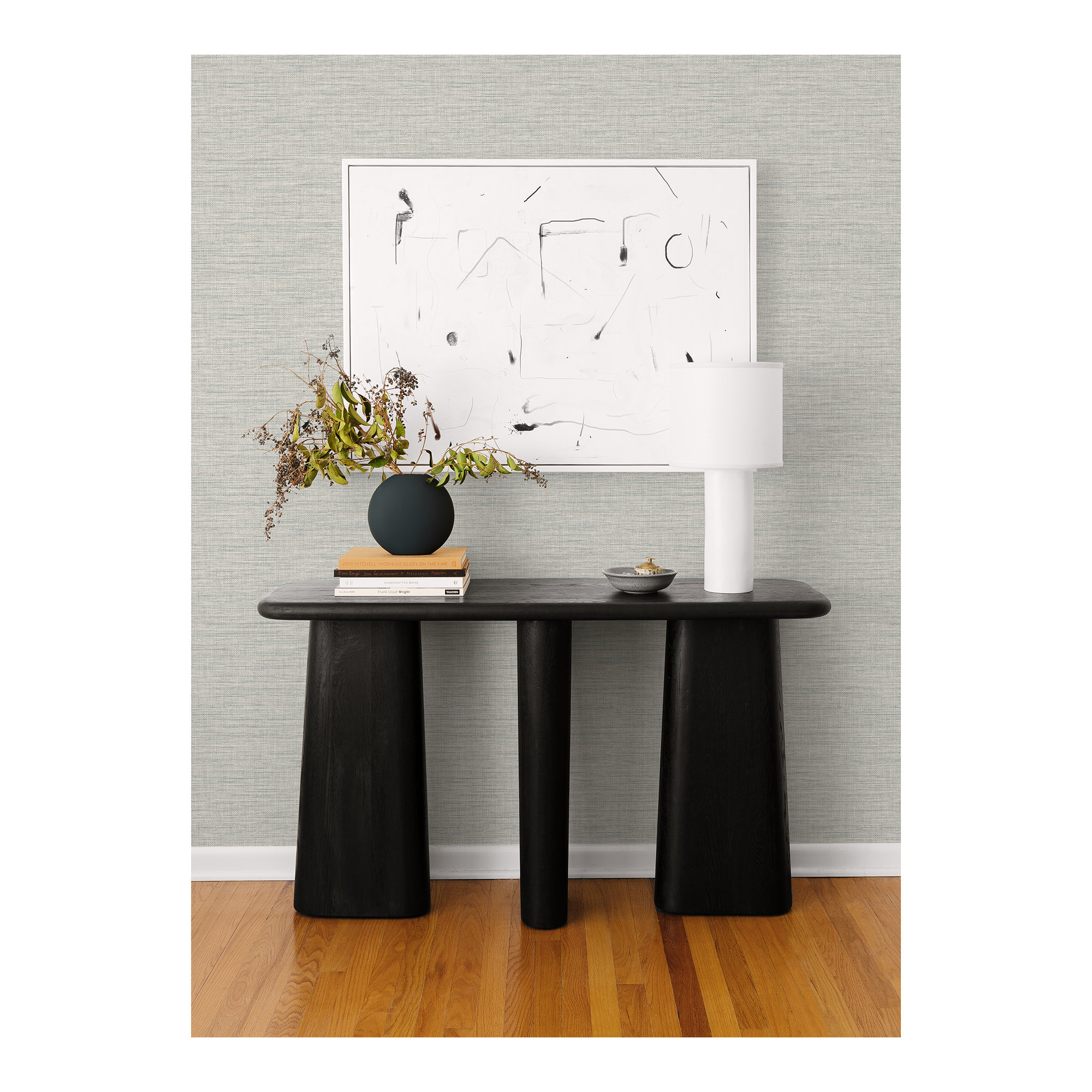 Clairville Wallpaper, Stone