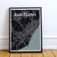Barcelona City Map - No Frame Print-515672721