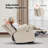 Small Size Power Recliner Lift Chair with Massage, Dual Heating, Adjustable Headrest, Faux Leather-543627910