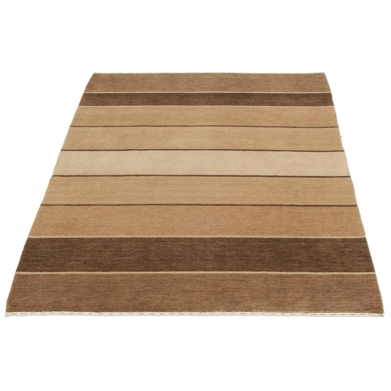 Tapis kaki noué à la main de conception unique 5 pi 2 po x 7 pi 4 po Rossville