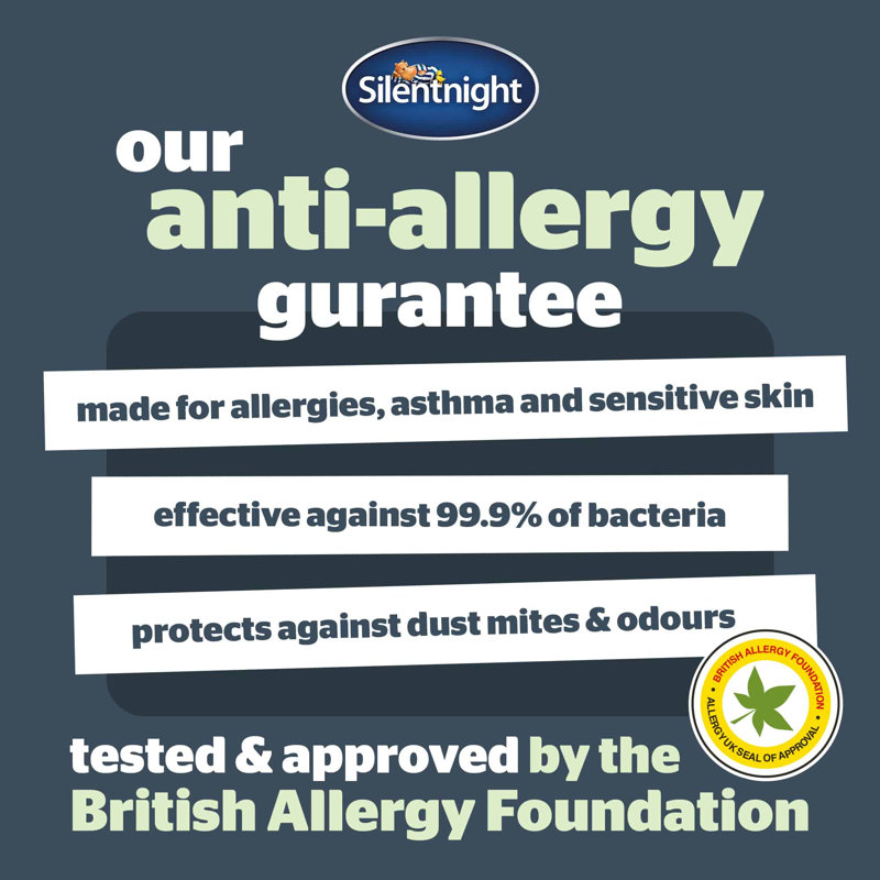 Silentnight Anti-Allergy Ultimate Mattress Topper 1200, Single