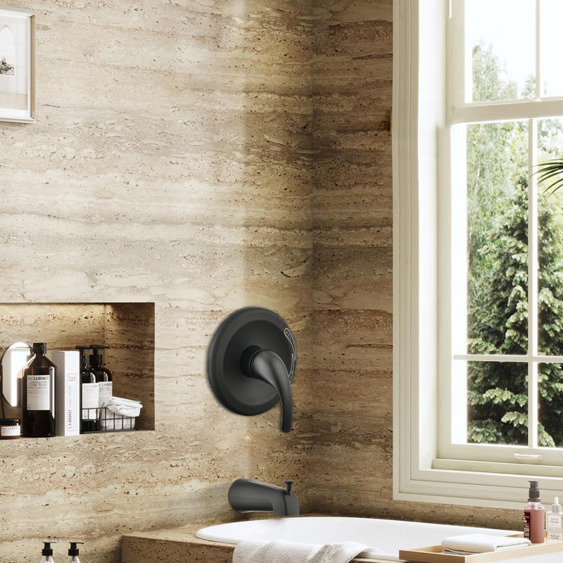 Bathroom Tub Spout, Matte Black