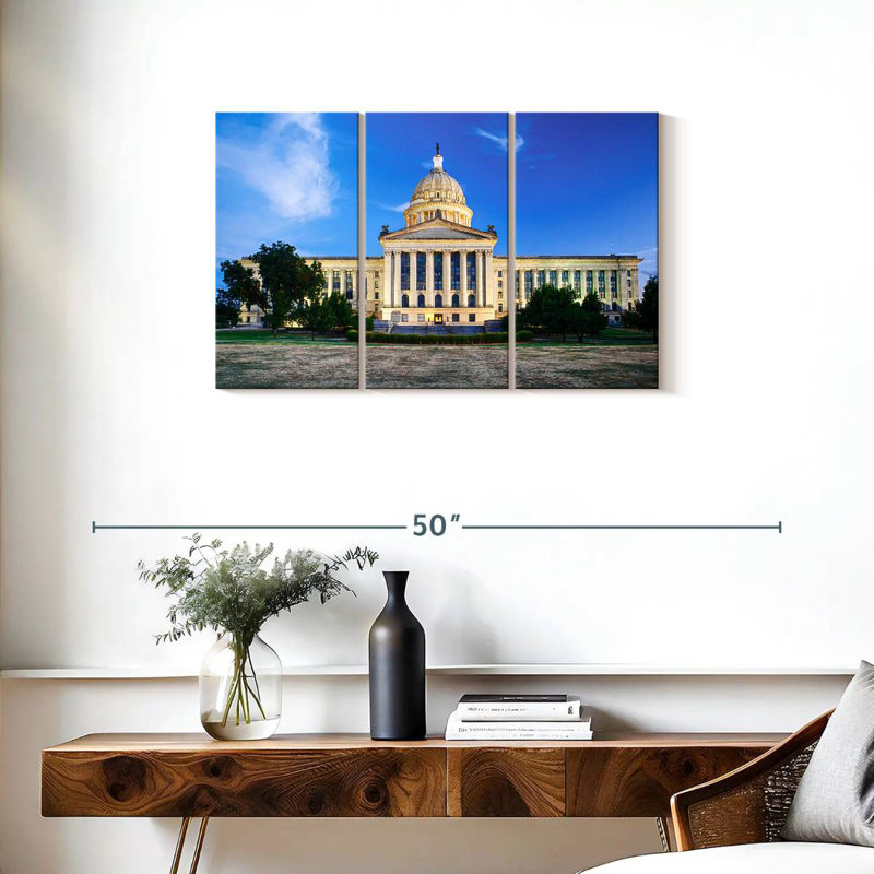 Rorry Capitol Building In Oklahoma, 20" H x 33" W